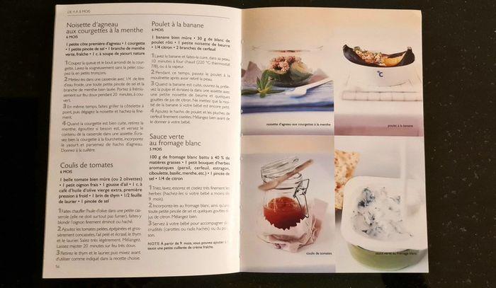 Livre de recettes - 1er repas de bébé - photo numéro 2