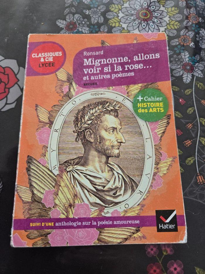 Ronsard Mignonne, allons voir si la rose et autres poèmes - photo numéro 1