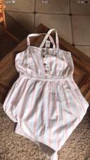 Robe etam rose et blanc