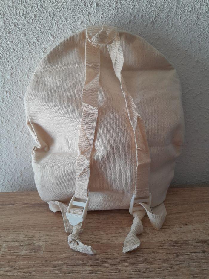 Petit sac écru en coton à personnaliser - photo numéro 3