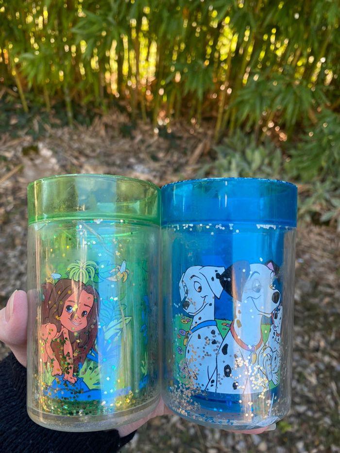 Verres doubles parois Disney vintage - photo numéro 2