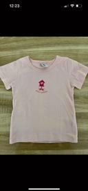 Tee shirt petit bateau rose pale