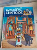 Livre les pharaons d'Égypte playmobil