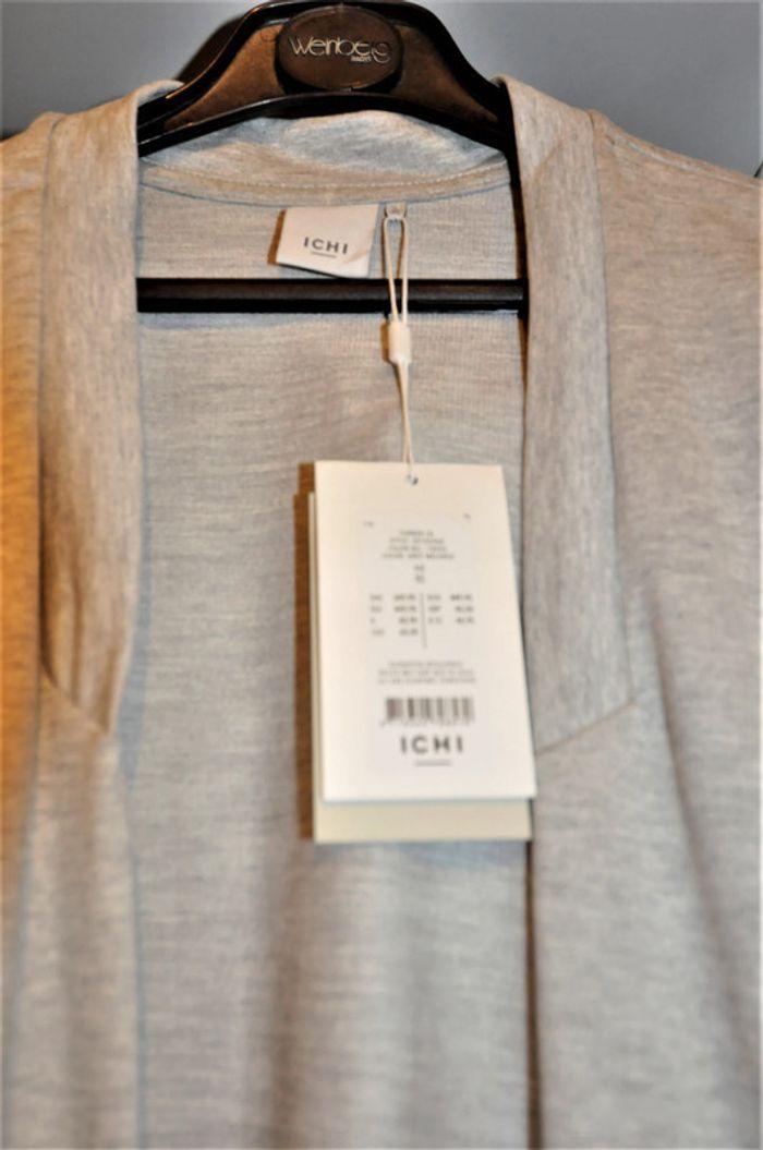 ICHI veste longue gris clair t.XS, neuve avec étiquette 44,95e - photo numéro 3