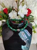 Bracelet en pierres naturelles de malachite