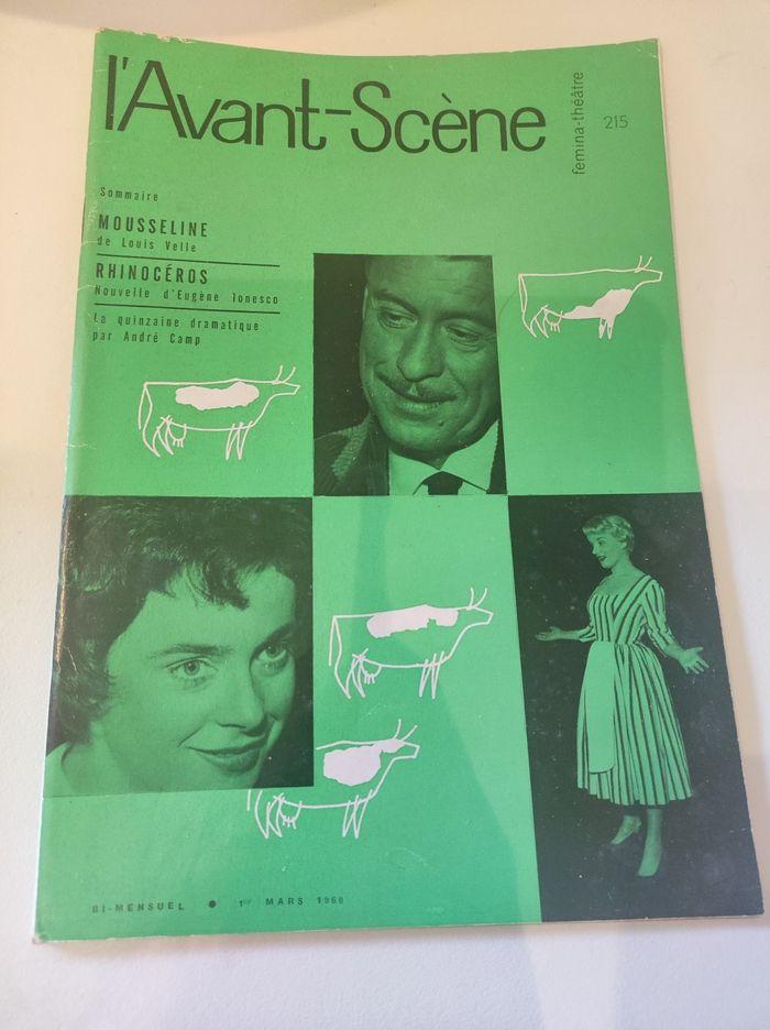 Livre theatre Rhinoceros Ionesco L'avant-scène 1960 - photo numéro 1