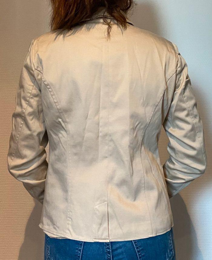 Veste tailleur beige - photo numéro 2