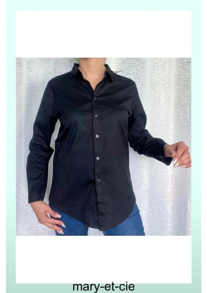 Chemise noire manches longues taille L/XL - dream valley - photo numéro 3