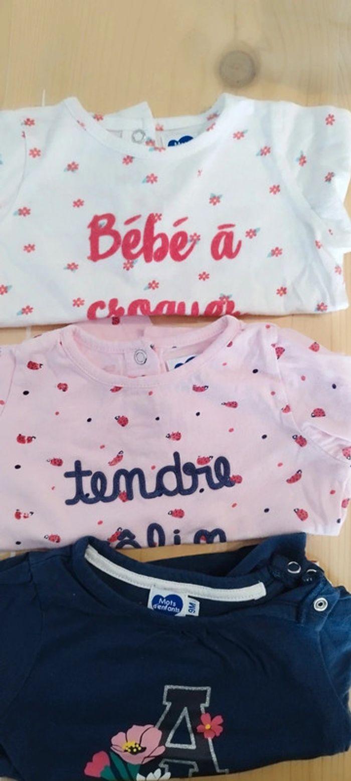 🌸💮lot 3 maillot manches longues 💮🌸 - photo numéro 1