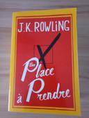 Livre JK Rowling Une place à prendre