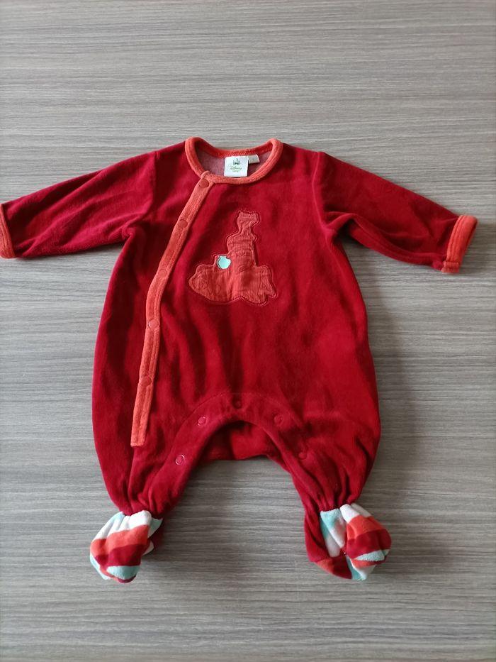 Pyjama naissance hiver bourriquet rouge Disney baby - photo numéro 1