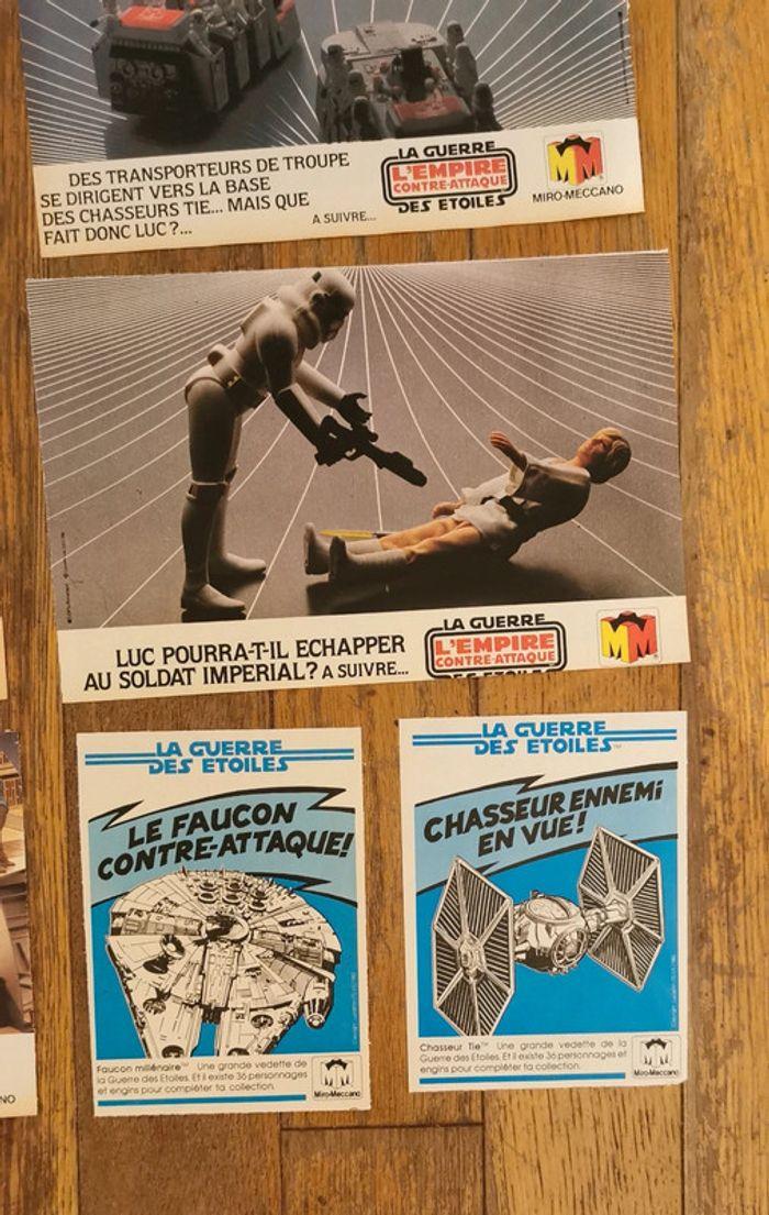 Lot anciennes publicités star wars meccano - photo numéro 5