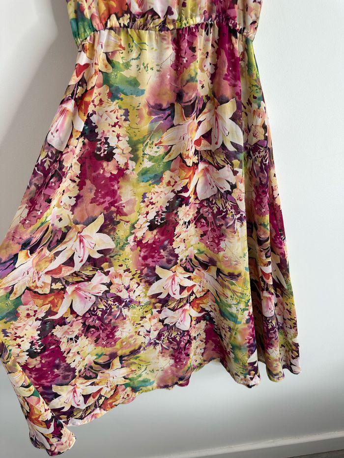 Robe longue à fleurs multicolore Vintage T36 S - photo numéro 8