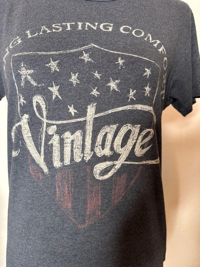 Tee Shirt coton chiné Vintage Clothing taille 36 - photo numéro 2