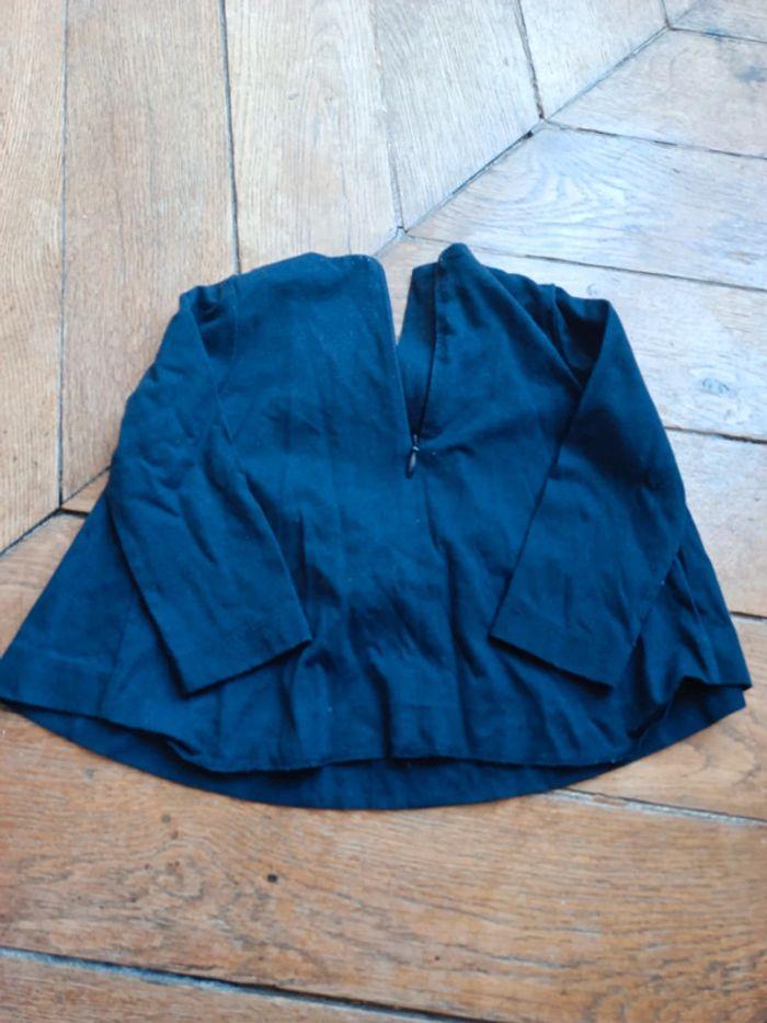 Blouse bleue marine Jacadi 12 mois - photo numéro 5