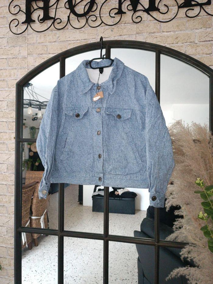 Veste en denim oversize super originale t.34/40 - photo numéro 13