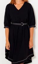 Robe noire T42 manches 3/4