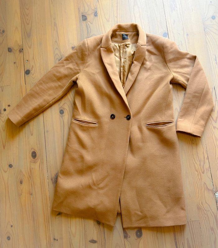 Manteau Gisèle Promod camel 44 - photo numéro 1