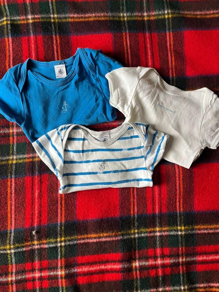 Lot de 3 bodies petit bateau - photo numéro 1