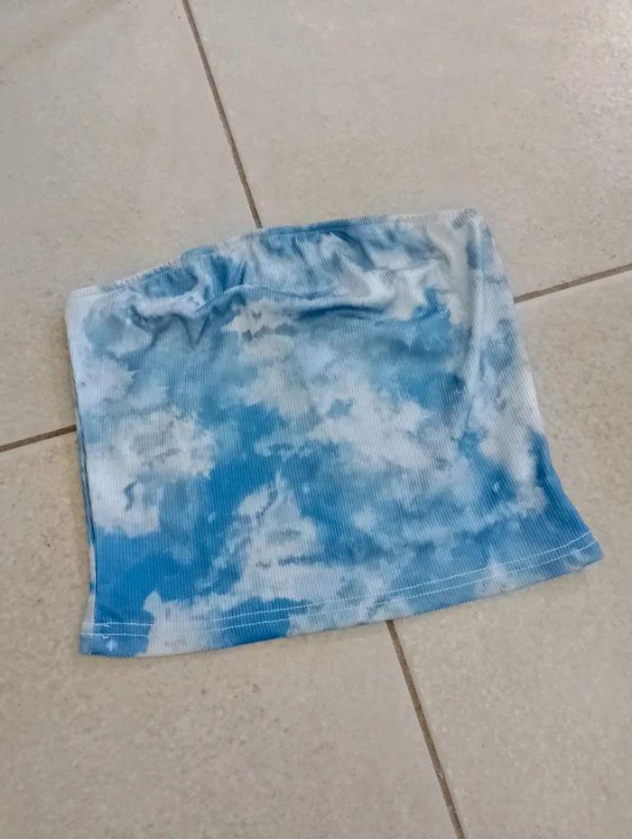 Haut tie and dye bleu - photo numéro 2