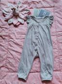 Combi pantalon / barboteuse longue bébé fille Kiabi 18 mois