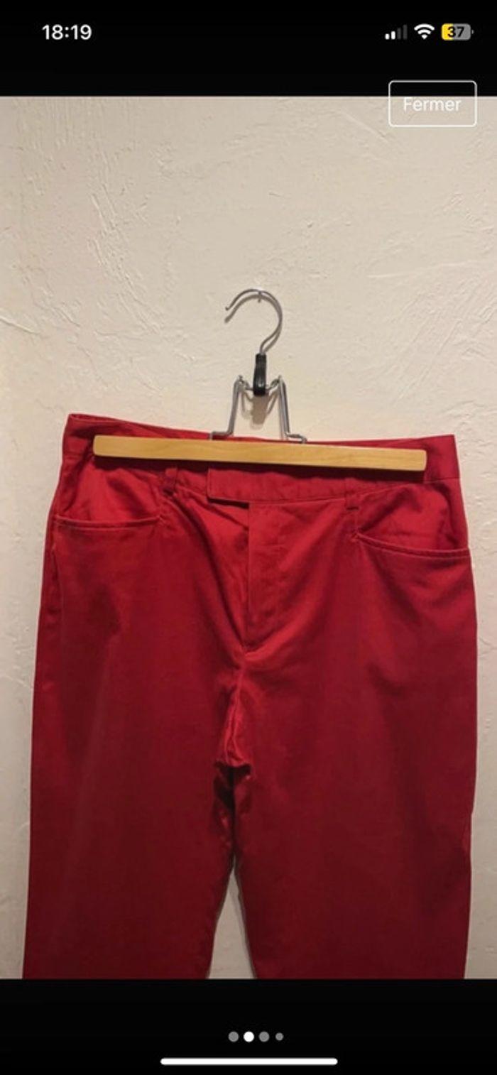 Pantalon rouge M - photo numéro 2