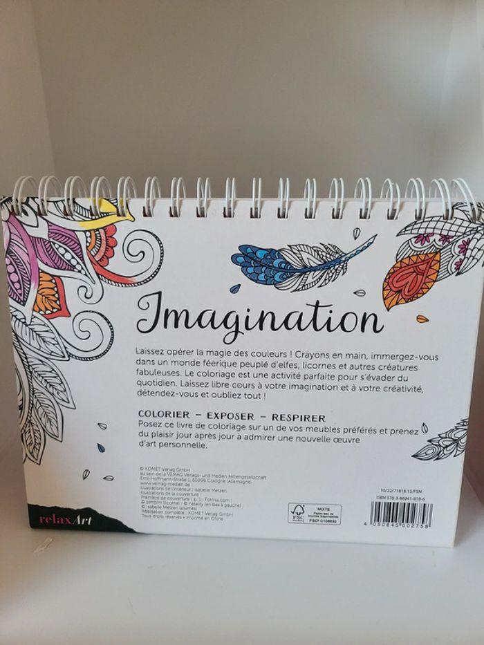 Livre coloriage et détente imagination relaxart neuf - photo numéro 2