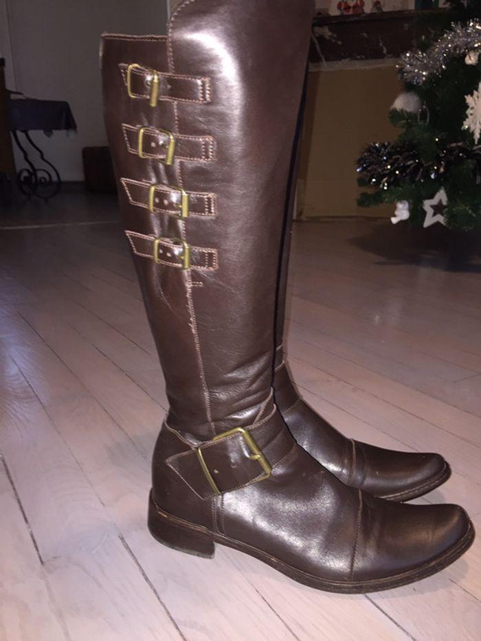 Bottes cavalières marron - photo numéro 4