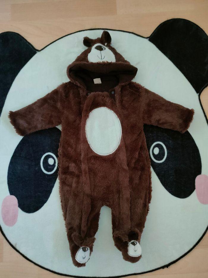 Combinaison bébé chaude ours 🐻 taille 6 mois neuve - photo numéro 1