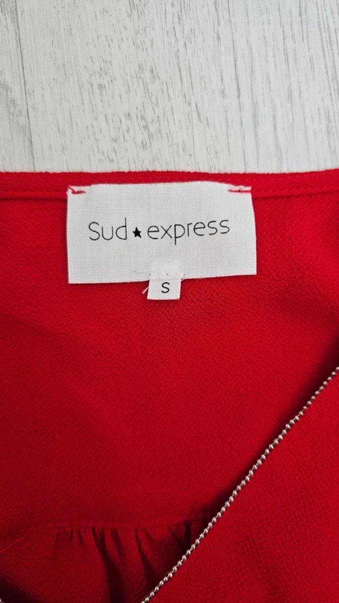 Blouse rouge perles sud express - photo numéro 5