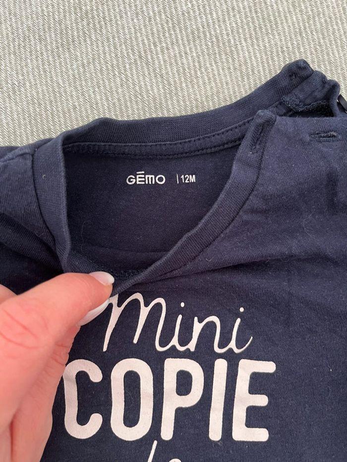 T-shirt manches longues « Mini copie de maman » - photo numéro 2