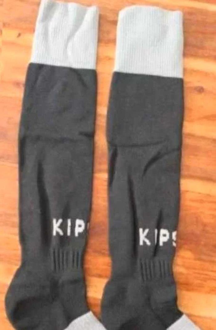 Chaussettes hautes  de  sport  - Noires  -  39/41  - Kipsta - photo numéro 6