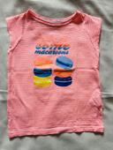 T-shirt macarons okaidi