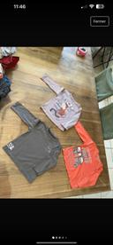 Lot de 3 tee shirts manches longues