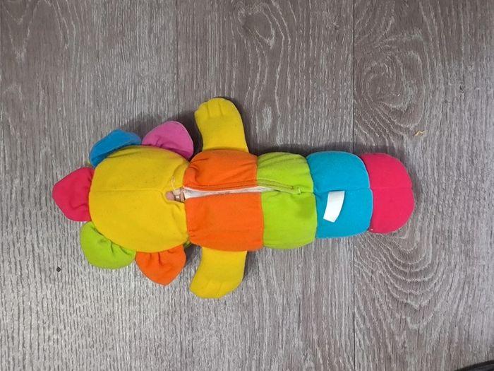 Poupée doudou chenille veilleuse environ 30 cm - photo numéro 4