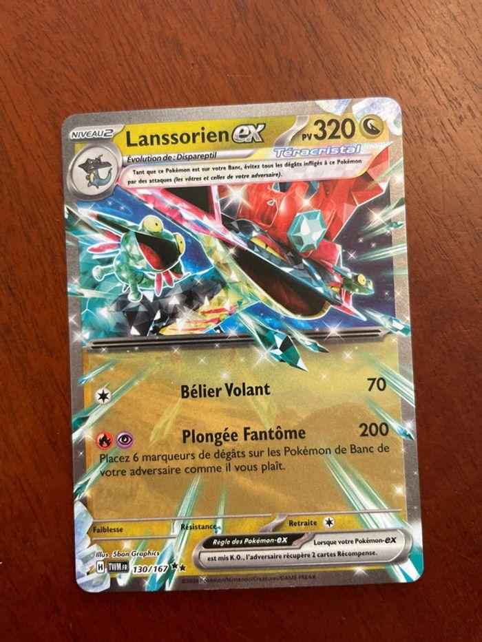 Carte Pokémon : Lanssorien Ex - 130/167 - photo numéro 1