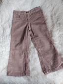 Pantalon velours vieux rose T 5 ans