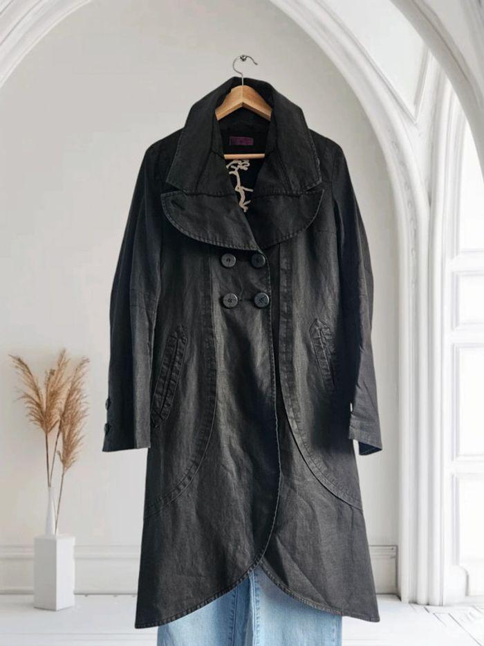 Imperméable noir long - One Step - photo numéro 3