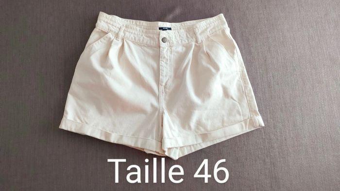 Short taille 46 beige écru - photo numéro 1