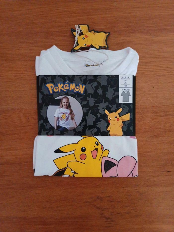 Tee-shirt pikachu 8an - photo numéro 1