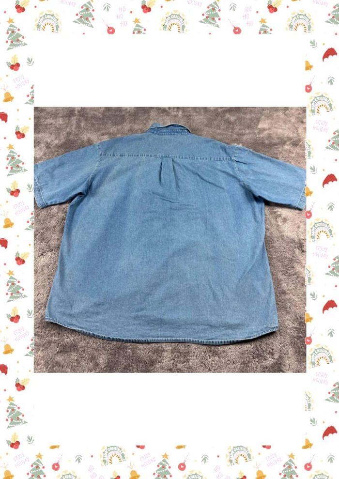 👕 Chemise en jean Homme Dickies Bleu Taille 4XL 👕 - photo numéro 3