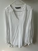 Blouse Zara blanche