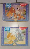 2 puzzles Disney