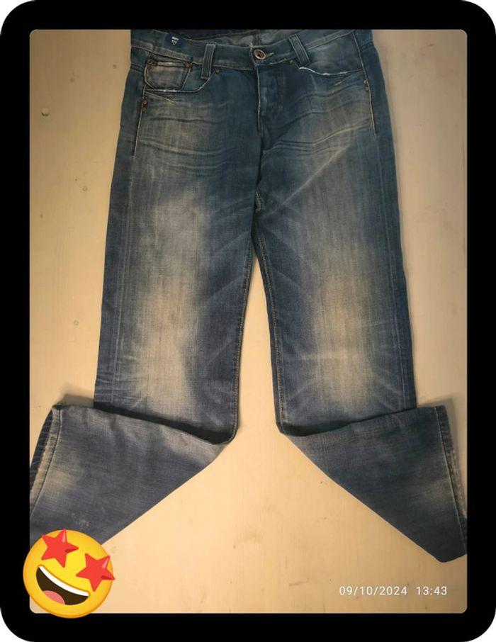 Jeans taille basse coupe boy fit  Miss sixty taille 38 - photo numéro 3