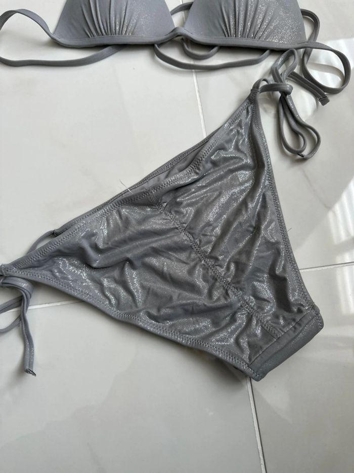 Maillot de bain gris pailletée - photo numéro 3