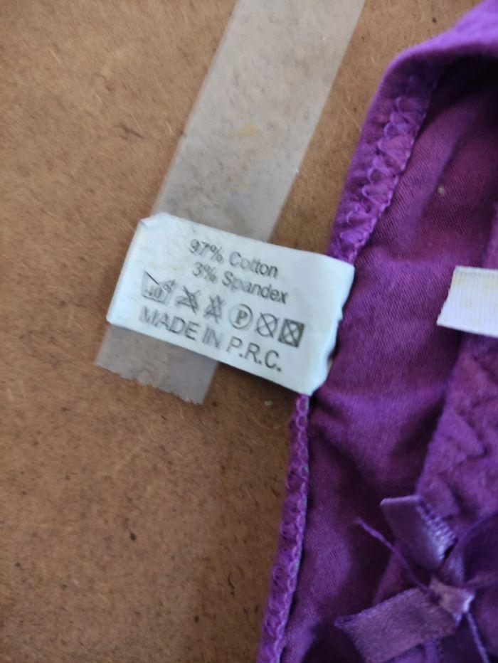 Culotte violet élastique ruban Amante 42/xl sans emballage - photo numéro 3