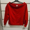 Sweat H&M col large rouge 36/S