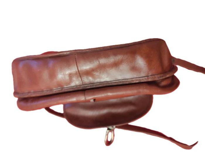 Sac cuir marron bandoulière . - photo numéro 4