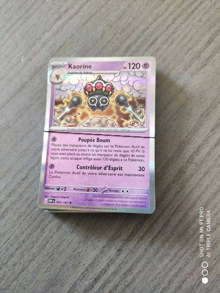 Lot cartes Pokémon obf - photo numéro 1