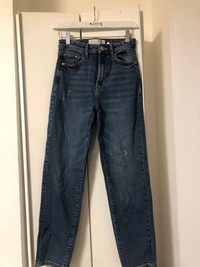 Pantalon jean taille haute stradivarius 36 - photo numéro 1